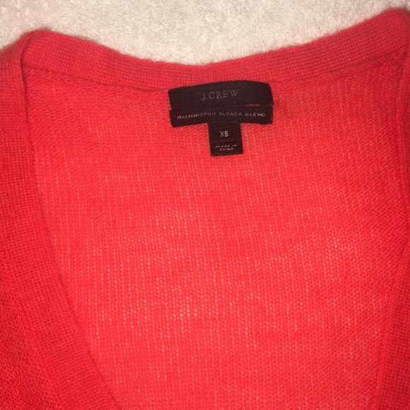 J. Crew Cardigan Alpaca Italian Blend - Picture 3 of 5